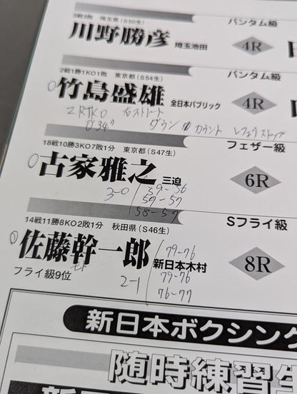 【WBC世界Sフライ級タイトルマッチ】曺仁柱vs山口圭司