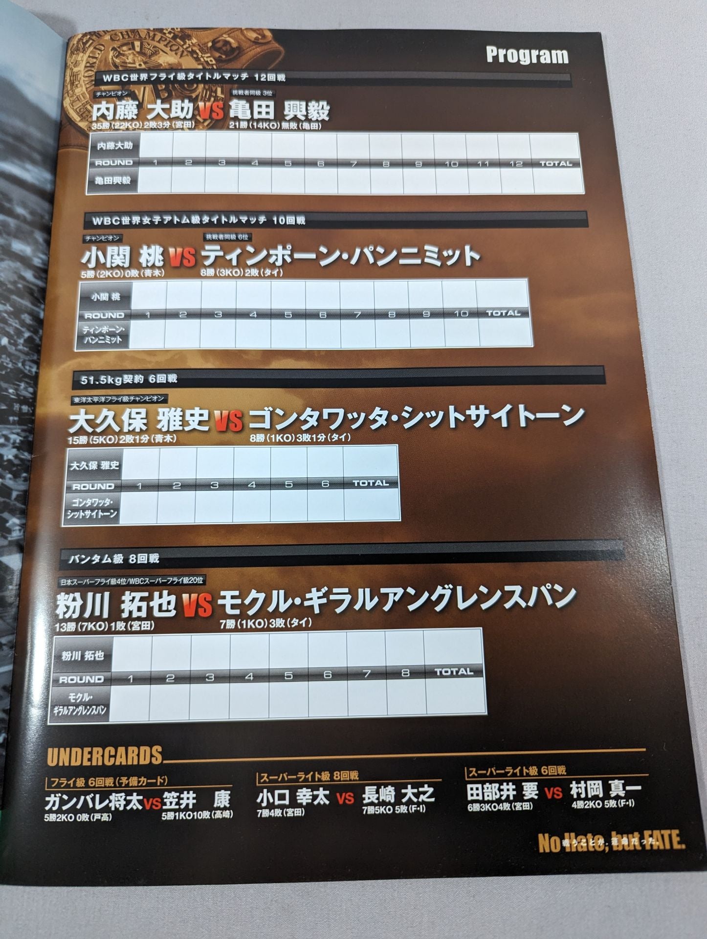 WBC世界フライ級タイトルマッチ】内藤大助vs亀田興毅 – 闘道館