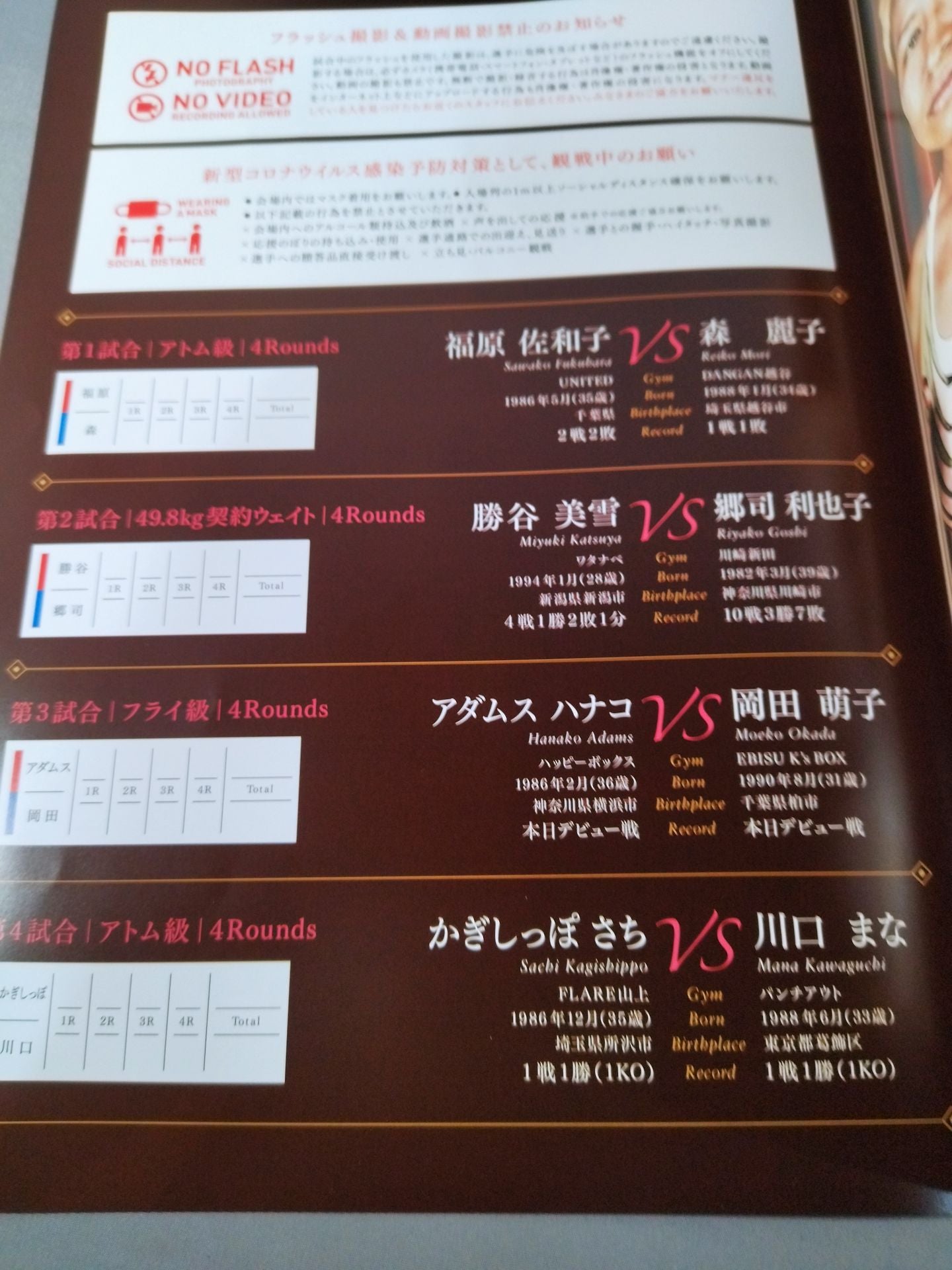 IBF & WBO Women's World Atomweight W Title Match / Victoriva Vol.8