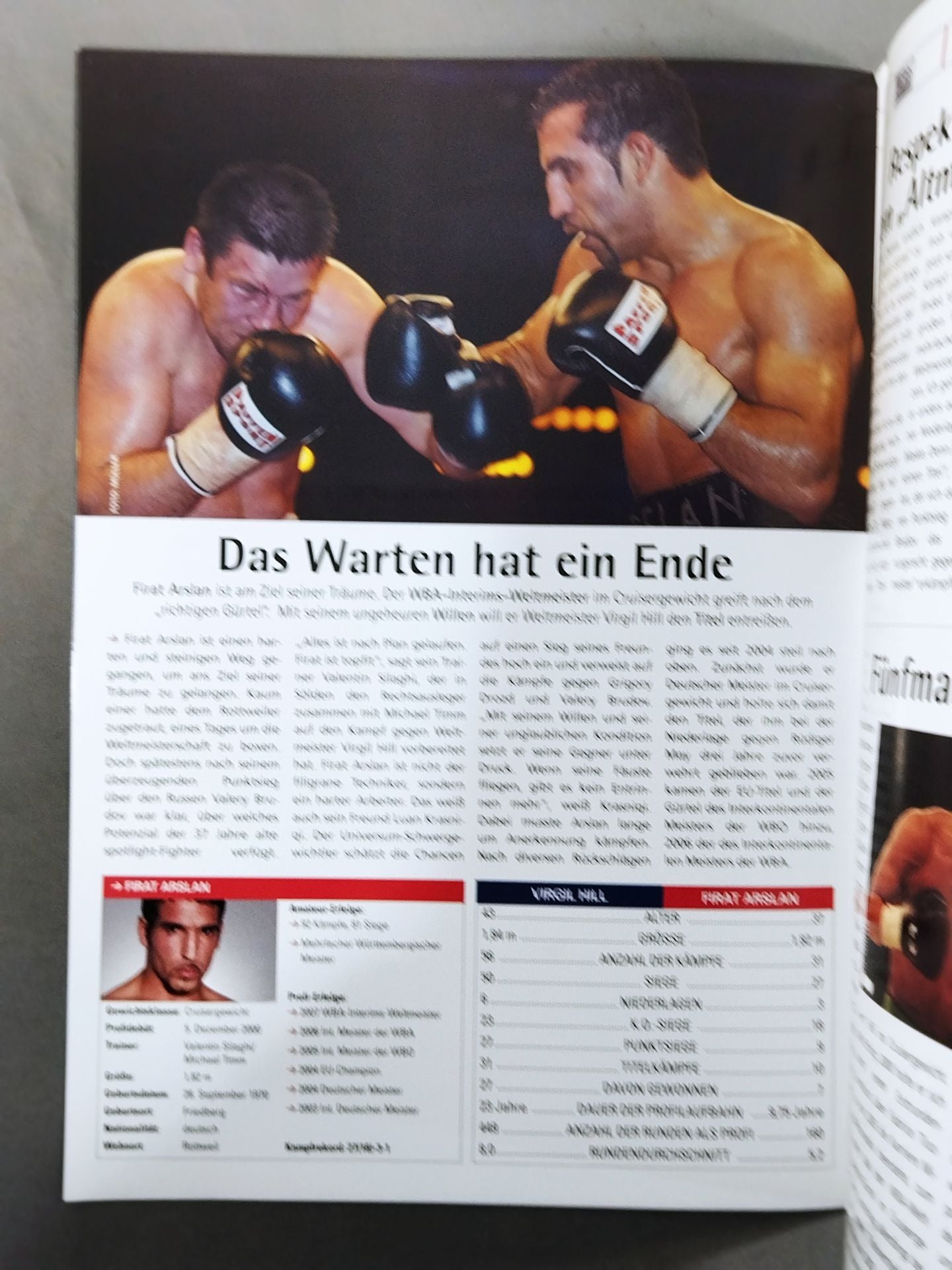 Firat Arslan vs Virgil Hill