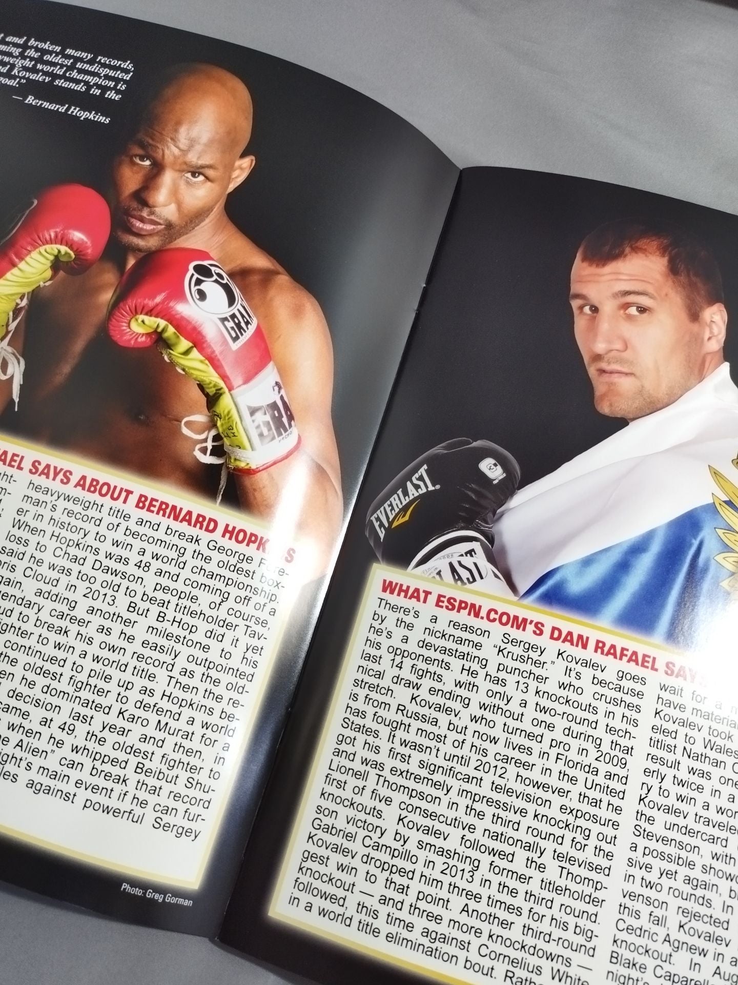 Bernard Hopkins vs Sergey Kovalev