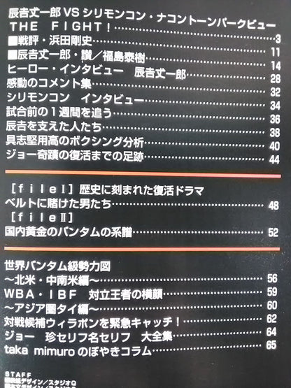 ワールドボクシング増刊号 不死鳥!辰吉丈一郎