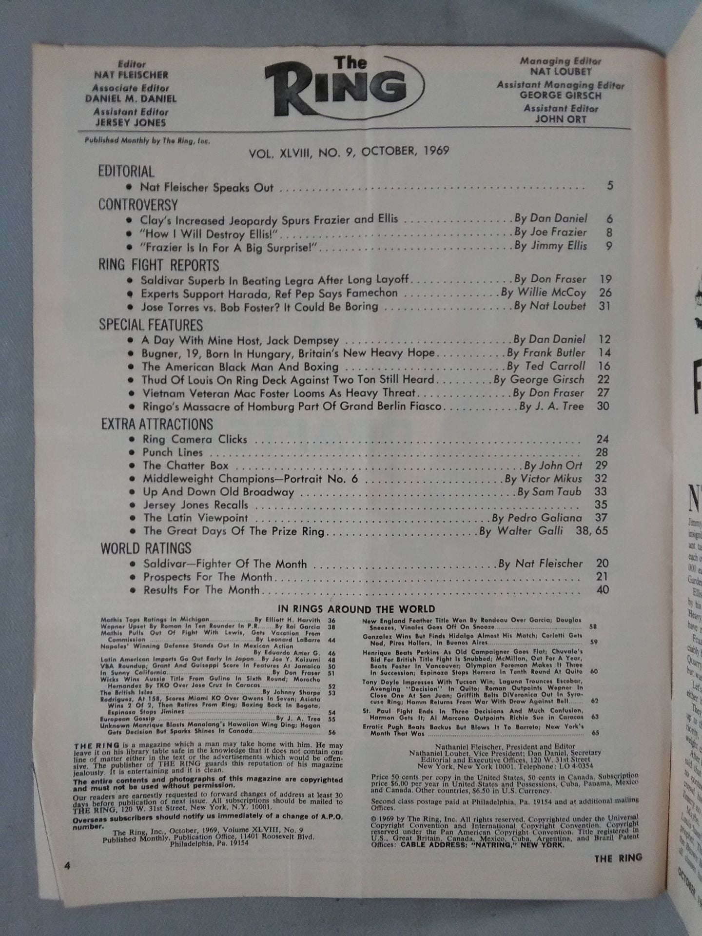 The RING (Overseas) October 1969