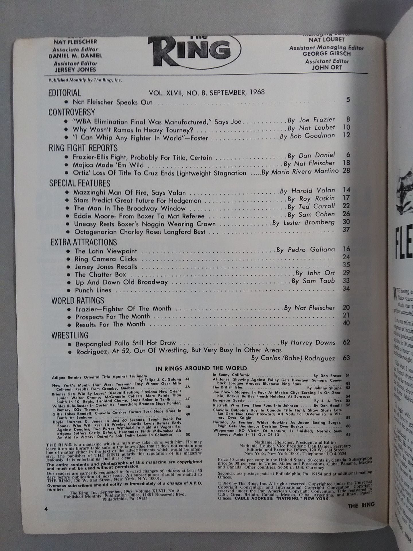 The RING (Overseas) September 1968