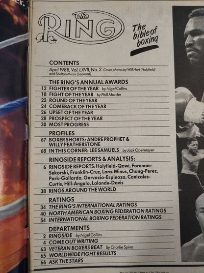 The RING 1988年4月号