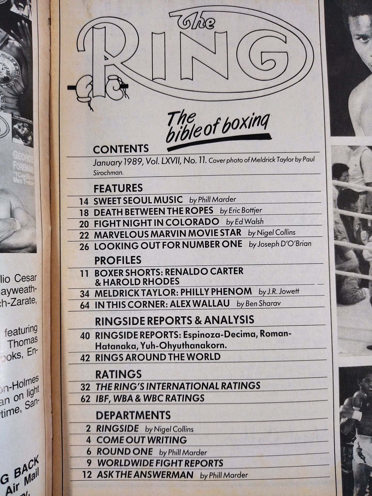 The RING 1989年1月号