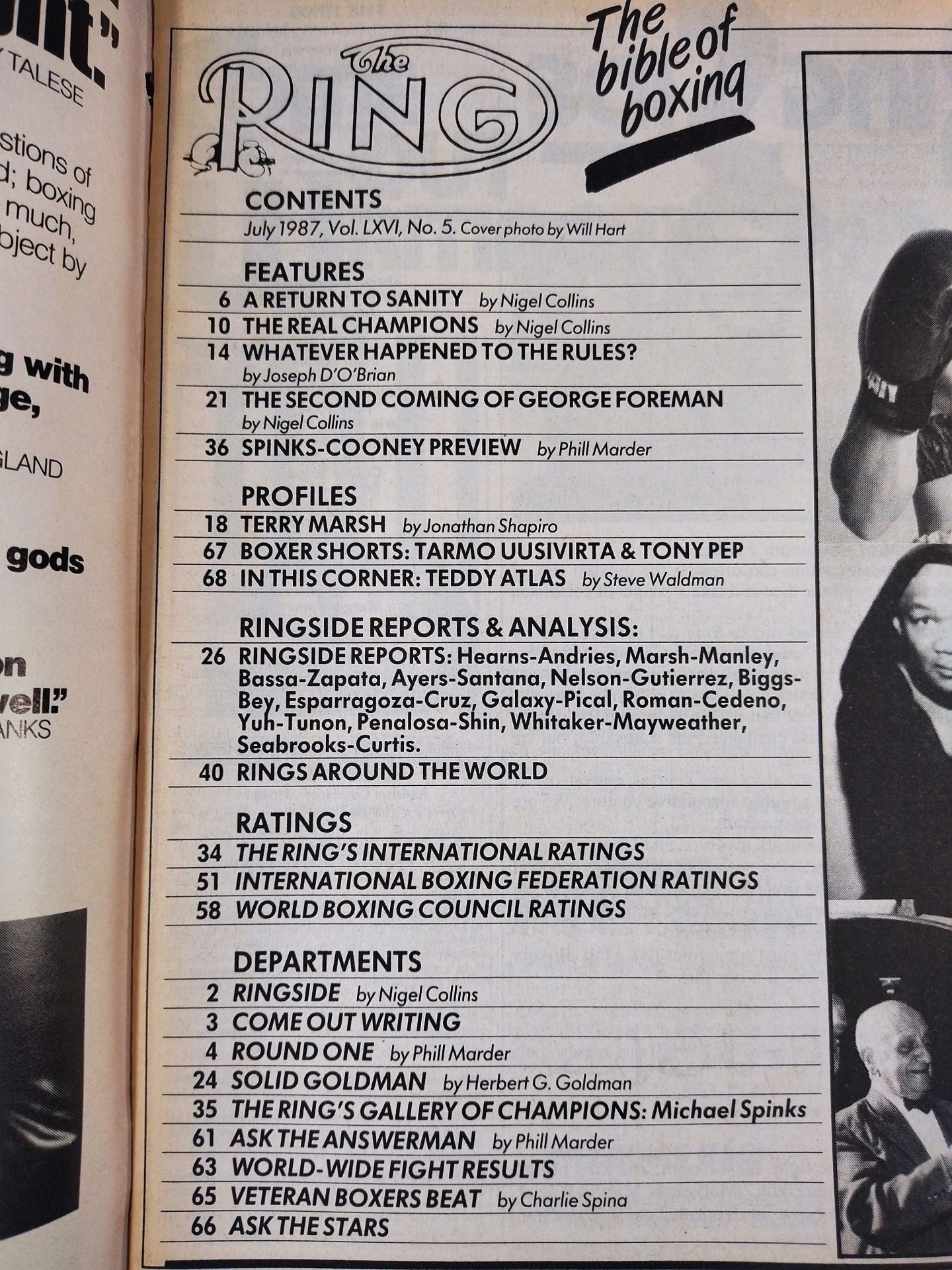 The RING 1987年7月号