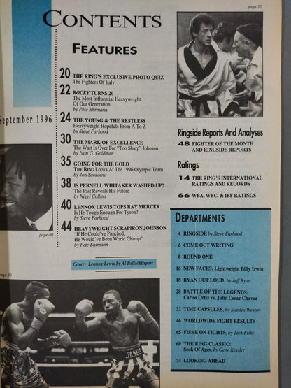The RING 1996年9月号
