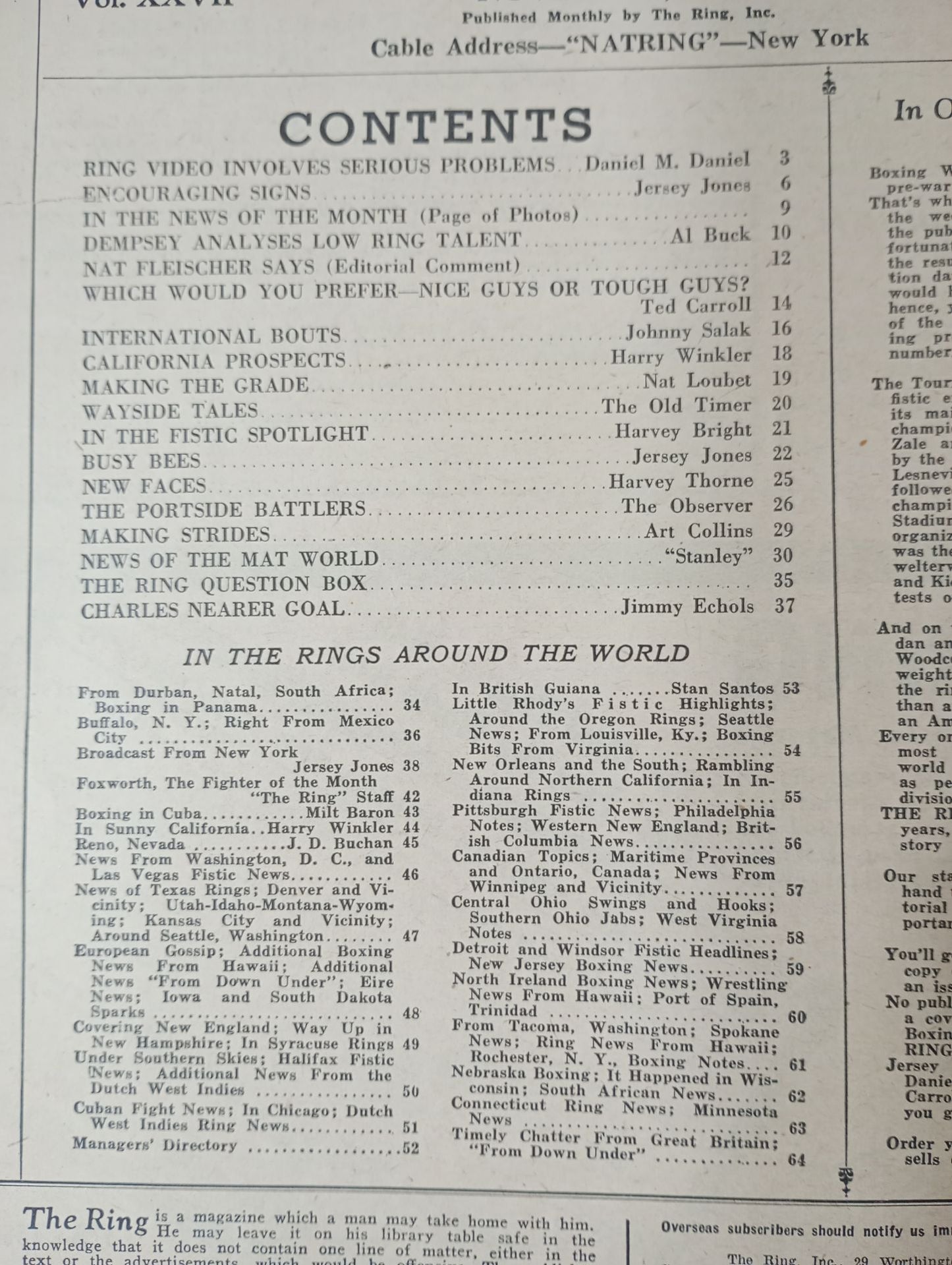 The RING, November 1948