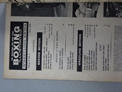 BOXING ILLUSTRATED Wrestling  NEWS 1960-06