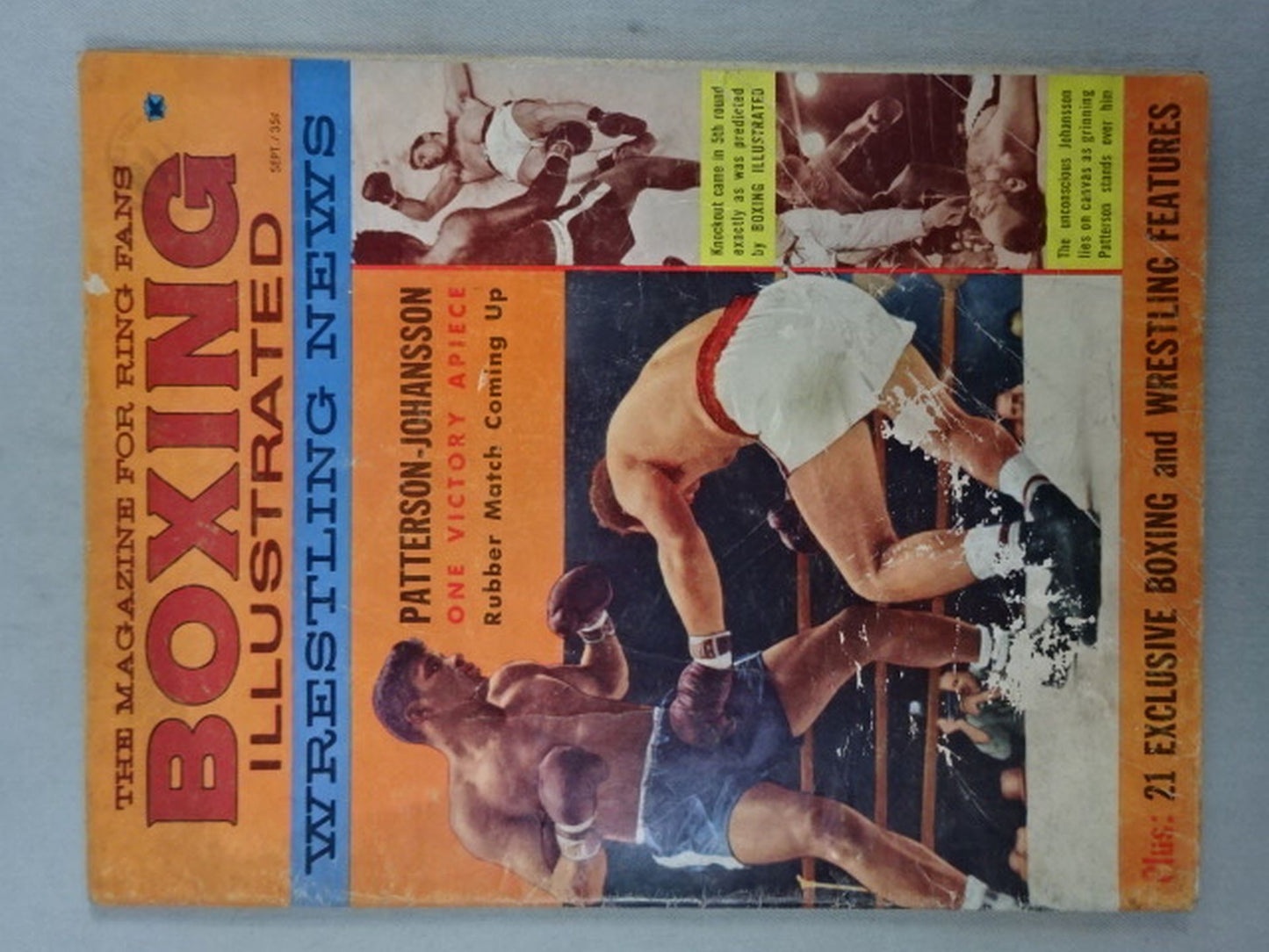 BOXING ILLUSTRATED Wrestling  NEWS 1960-09