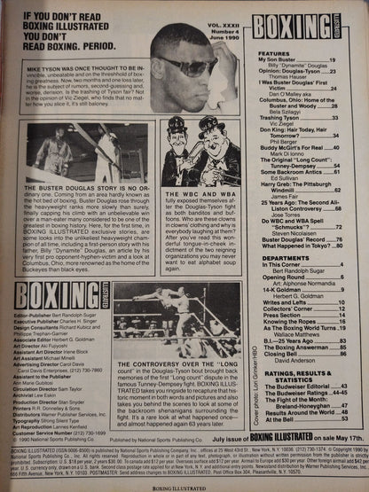 BOXING ILLUSTRATED 1990年6月号