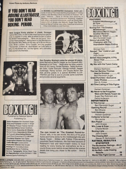 BOXING ILLUSTRATED 1988年9月号