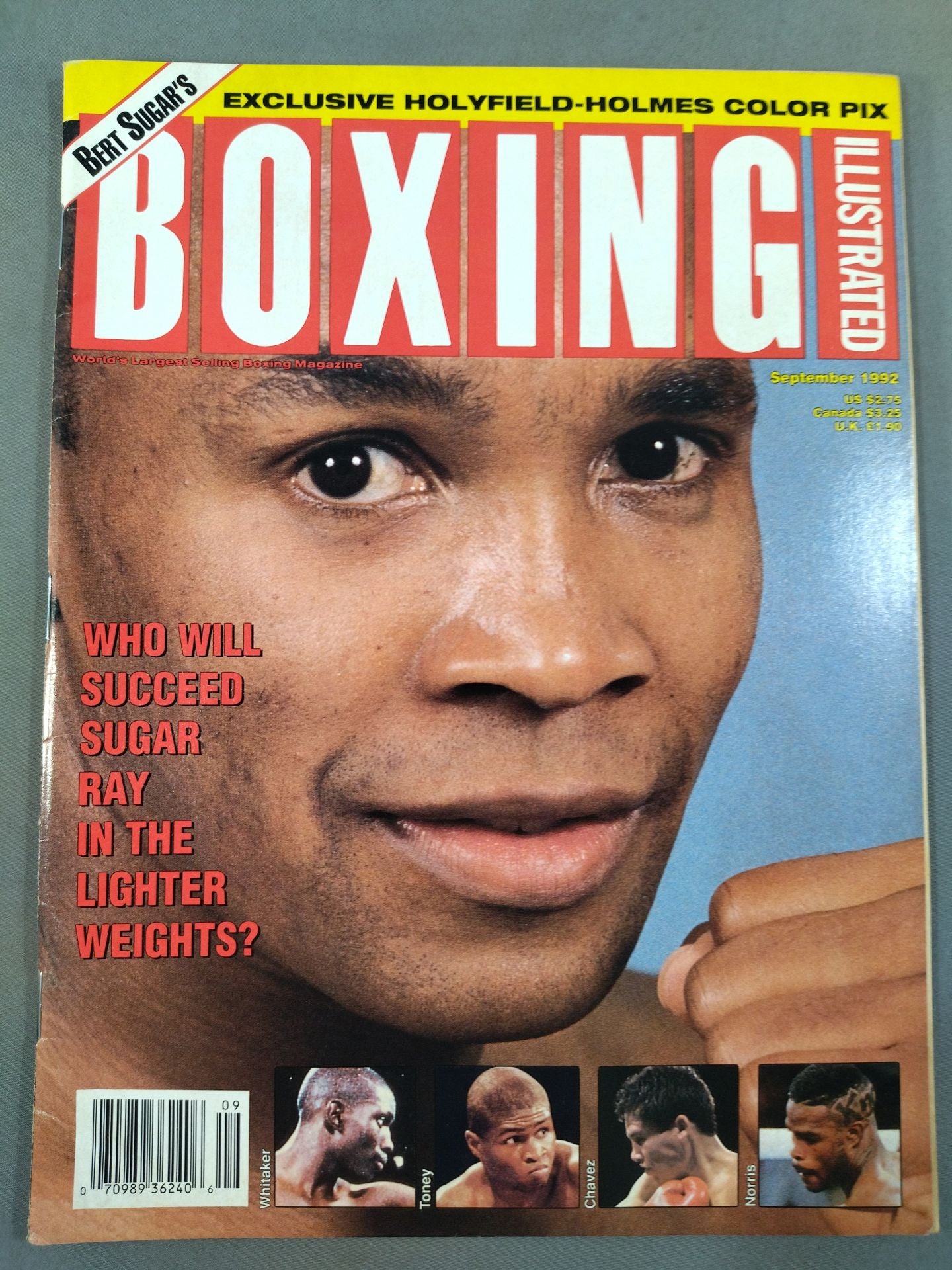 BOXING ILLUSTRATED 1992年9月号