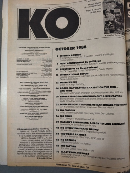 KO MAGAZINE 1988年10月号