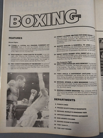 BOXING SCENE 1988年11月号