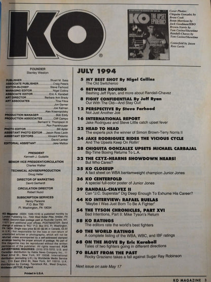 KO MAGAZINE 1994年7月号