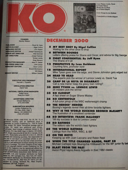 KO MAGAZINE 2000年12月号