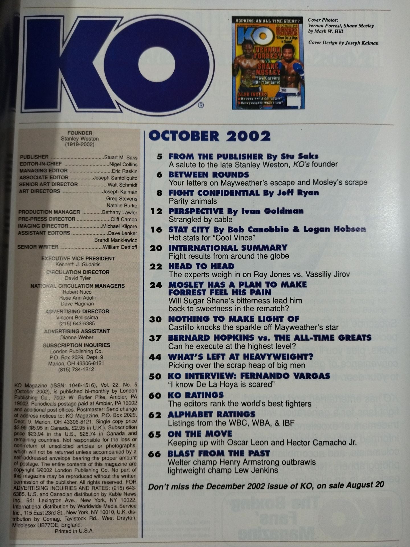 KO MAGAZINE 2002年10月号
