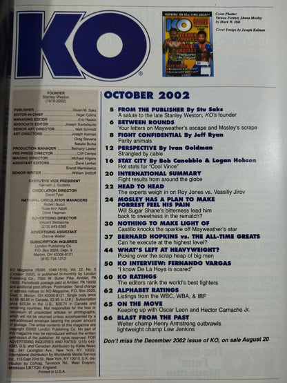 KO MAGAZINE 2002年10月号