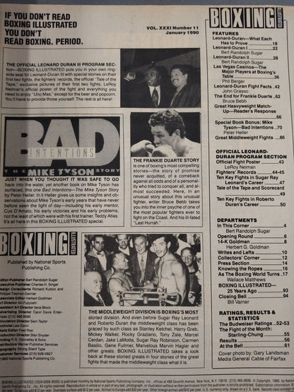 BOXING ILLUSTRATED 1990年1月号