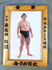 若花田 ミニチュア優勝額 – 闘道館
