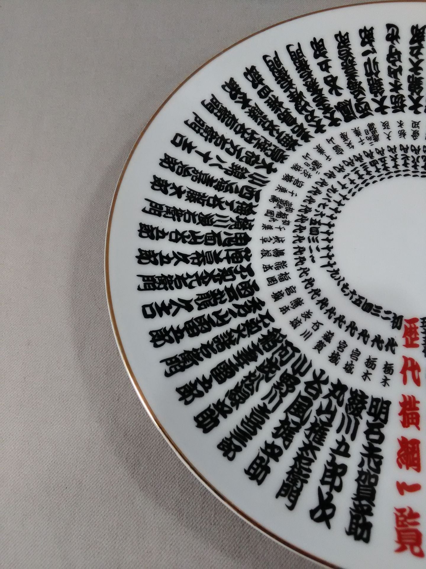 Successive Yokozuna Decorative Plates (First Generation ~ 55th Generation)