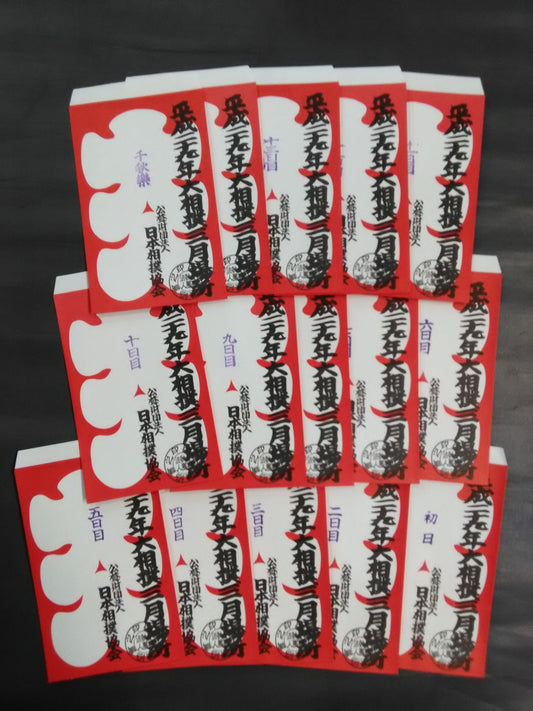 Heisei 29 Sumo March Place Large Bag Complete Set