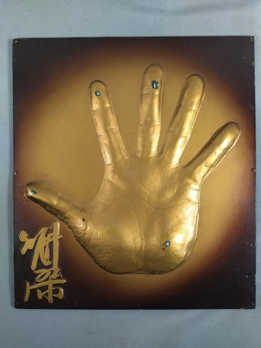 "Black Diamond" Kaijie Enamel Handprint