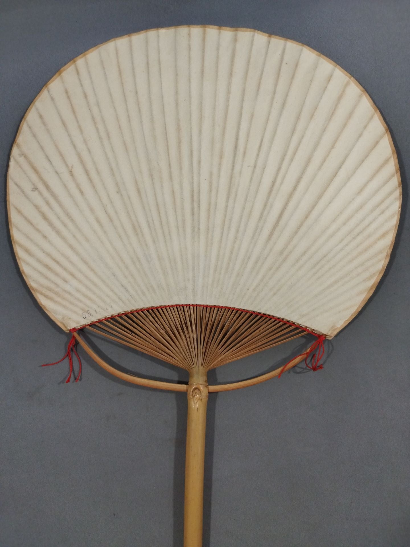 【Hand signed autograph (WITH handprint )】Mie no Kai Uchiwa (paper fan) 