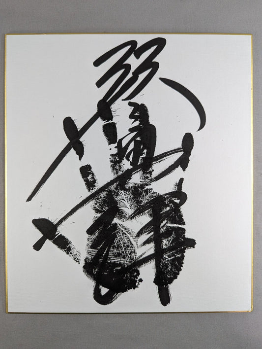 琴勇輝(黒手形入り)