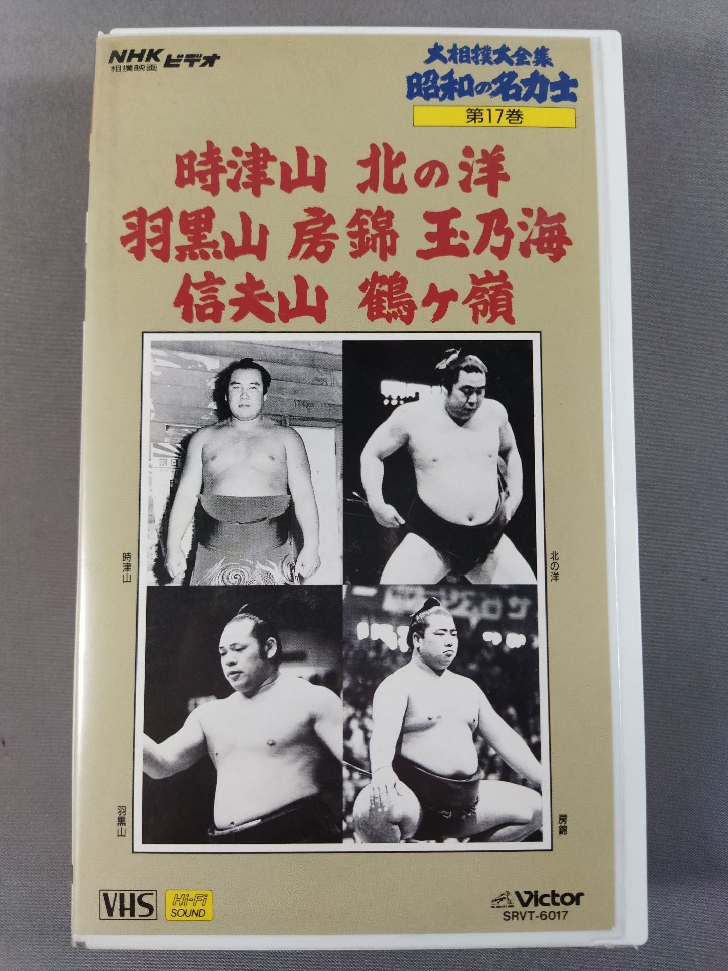 The Complete Works of Sumo Wrestling Daizenshu Showa Famous Sumo wrestler 17 Tokitsuyama Kitanoyo Haguroyama  Boshiki Tamanoumi Nobuoyama Tsurugamine