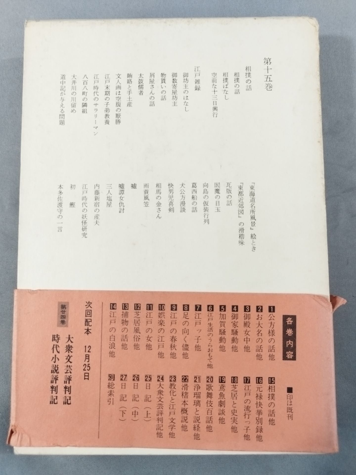 三田村鳶魚全集 第十五巻