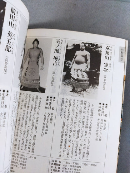 Sumo wrestler  directory [First half of Heisei 5]