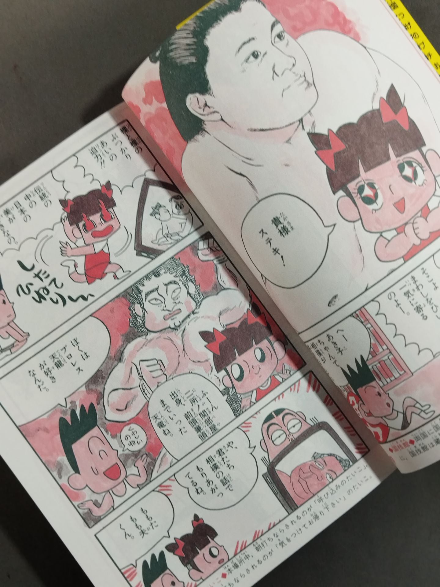 Capture the super technique rules with a manga quiz! professional sumo wrestling