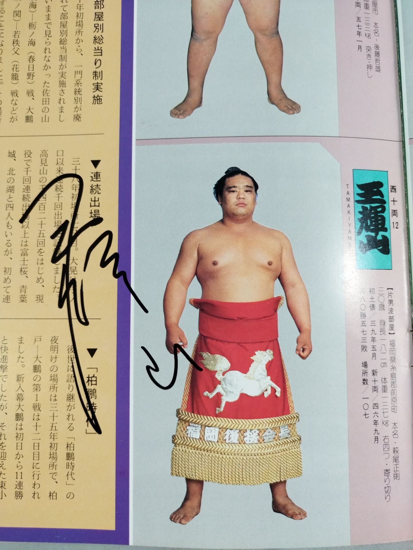 11名直筆サイン入り】大相撲一月場所(1982年) – 闘道館