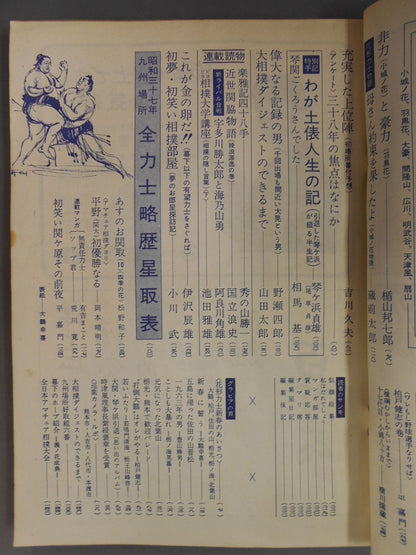 相撲 1963年01月号