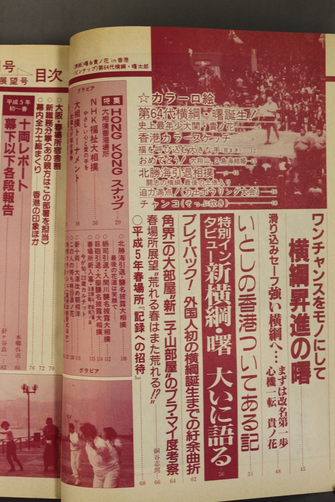相撲 1993年3月号
