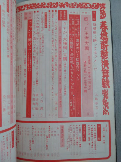 相撲 1970年4月号