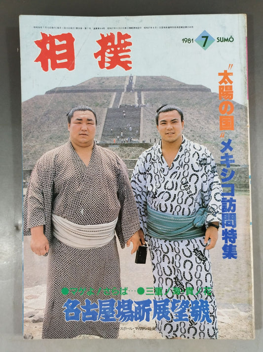 相撲 1981年7月号