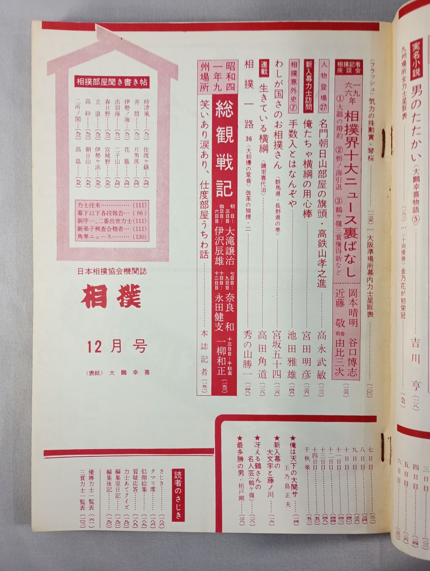 相撲 1966年12月号