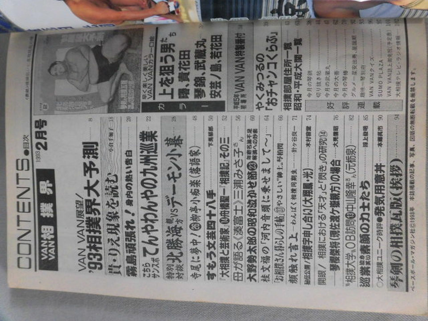 VANVANsumo World 1993.02