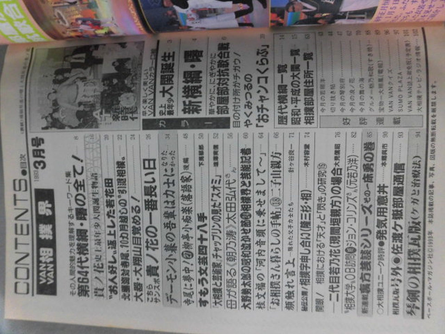 VANVANsumo World 1993.03