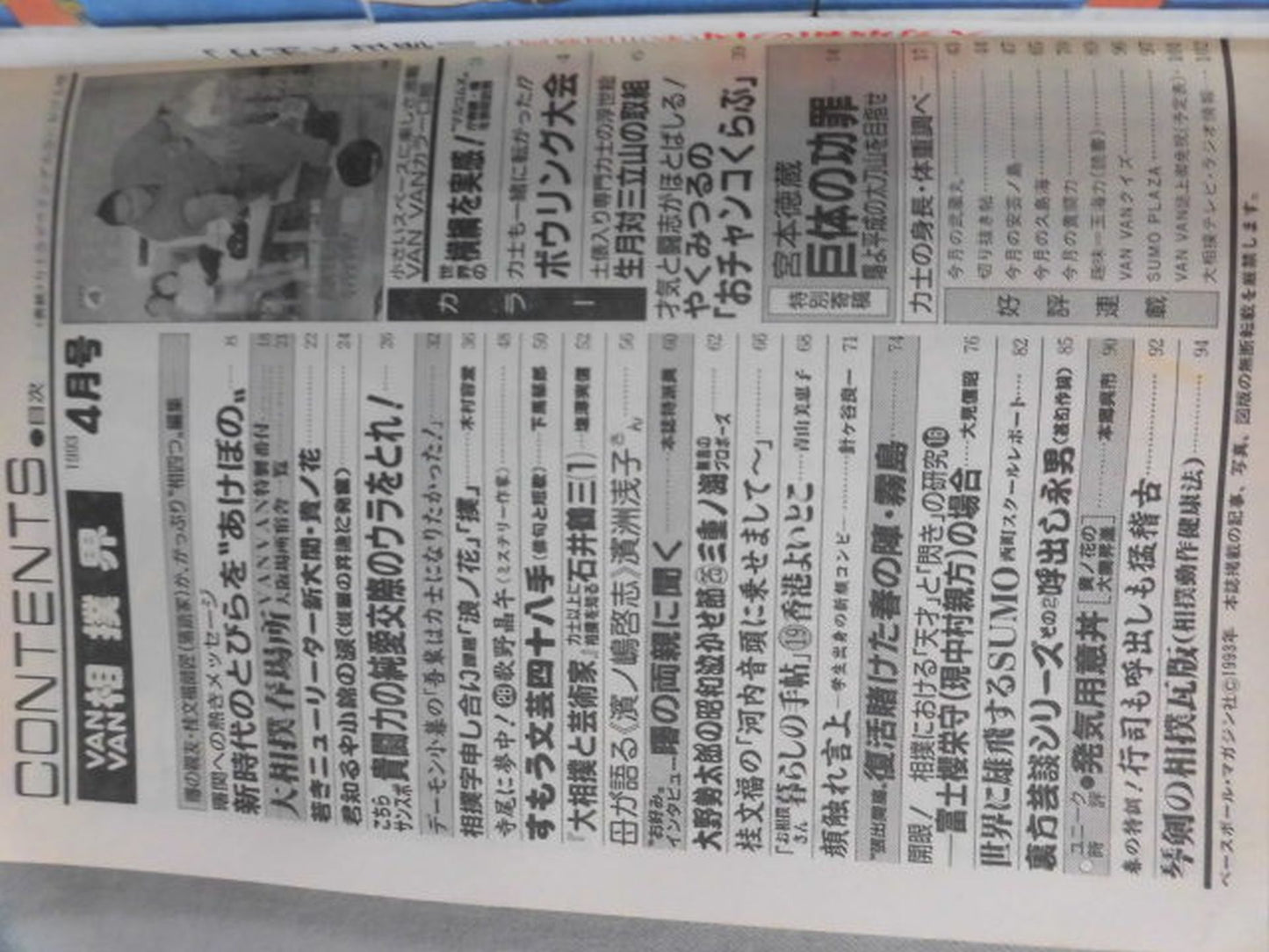 VANVANsumo World 1993.04