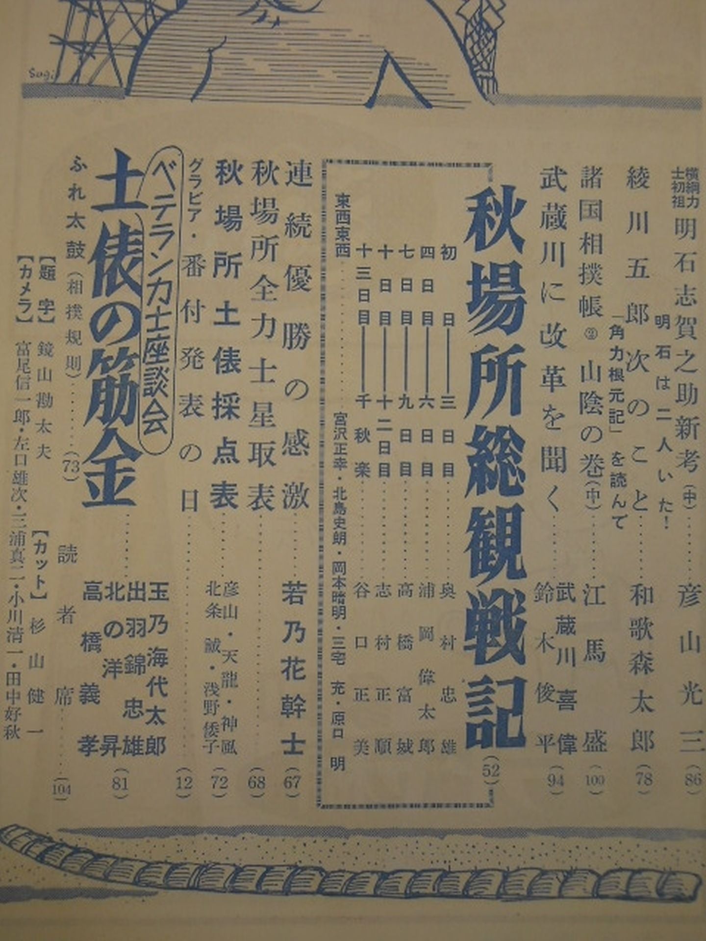 Sumo October 1958
