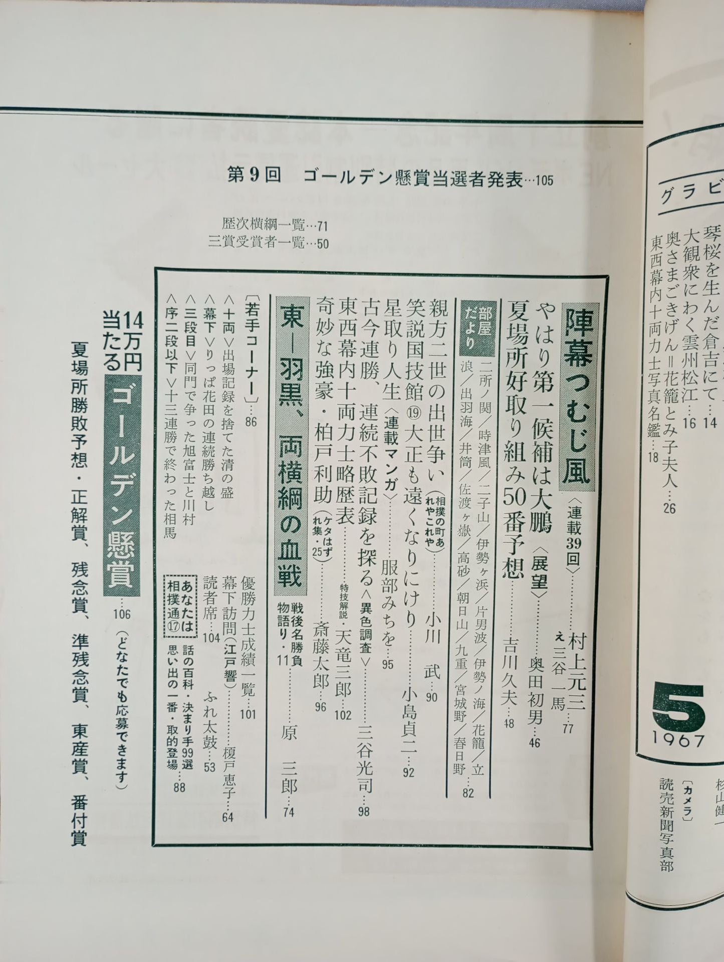 Sumo Wrestling, May 1967