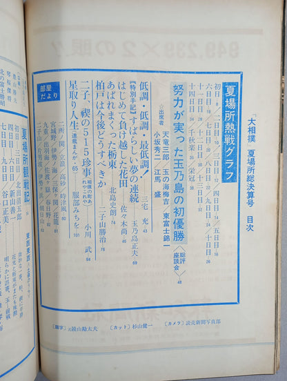 Sumo Wrestling June 1968