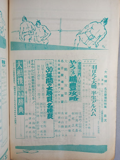 大相撲 1963年7月号