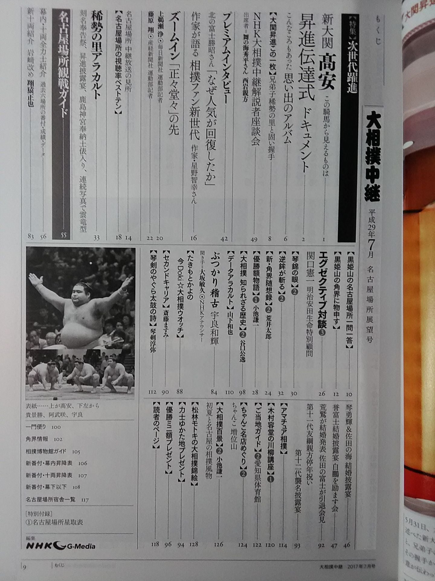 Sumo Relay Heisei 29 Nagoya Location Outlook