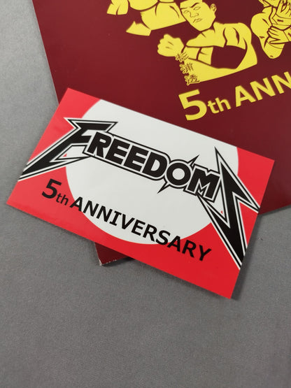 [With sticker] FREEDOMS 5th ANNIVERSARY